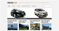 Desktop Screenshot of himachaltaxi.com